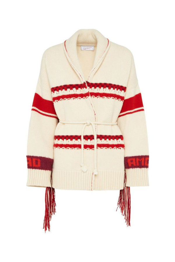 Aspen Jacquard Fringed Jacket