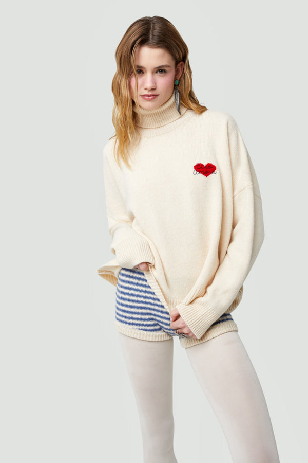 Heartbeat Turtleneck