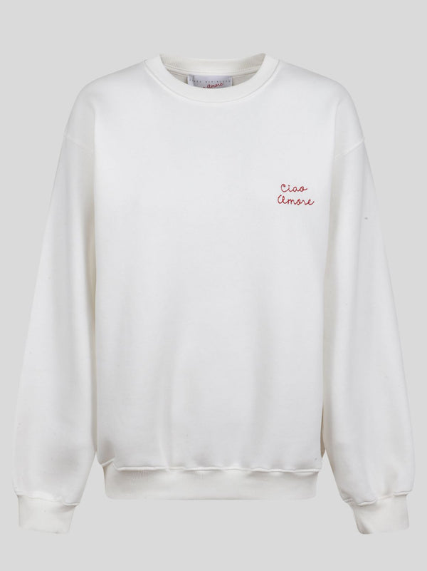 Sweatshirt Embroidered Ciao Amore