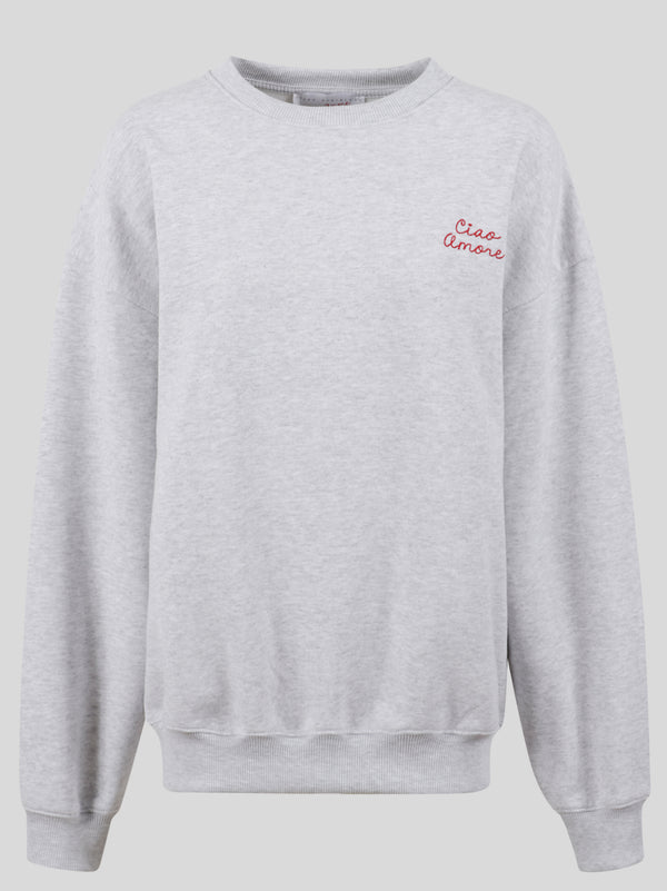 Sweatshirt Embroidered Ciao Amore