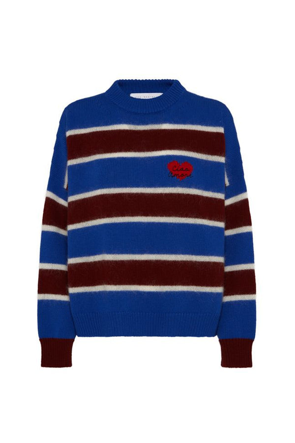 Heartbeat Stiped Pullover