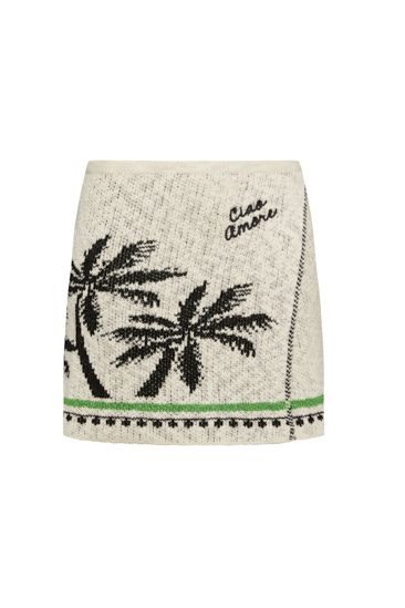 Jacquard Mini Skirt