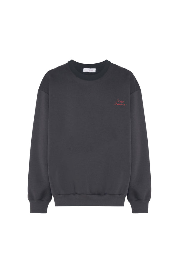 Embroidered Ciao Amore Sweatshirt