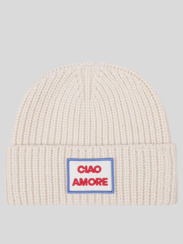 Hello Love Patch Beanie