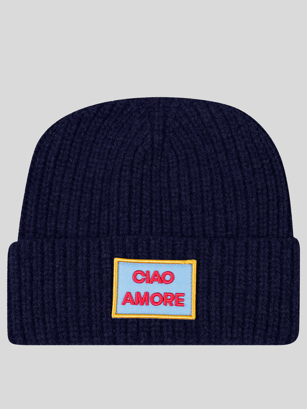 Hello Love Patch Beanie