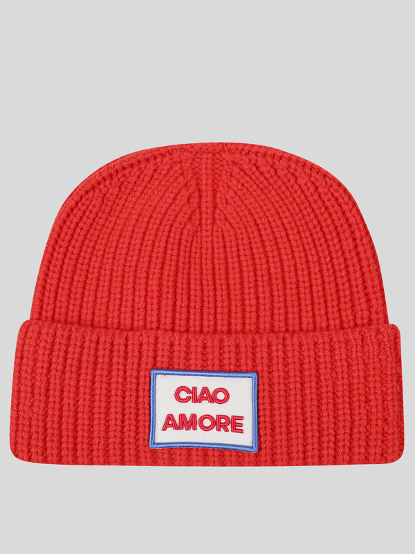 Hello Love Patch Beanie