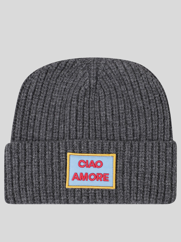 Hello Love Patch Beanie