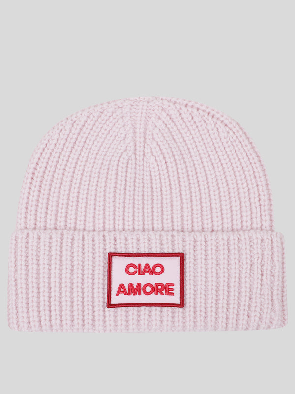 Hello Love Patch Beanie