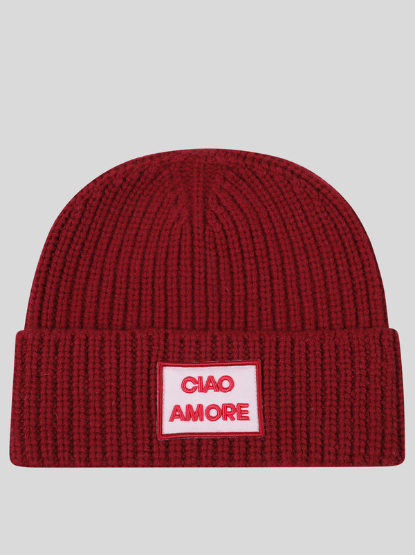 Hello Love Patch Beanie