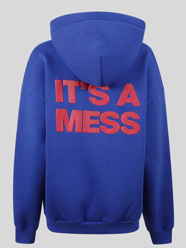 Hoodie Puffy It'S A Mess Back Big
