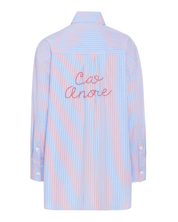 Boyfriend Shirt Big Embroidery
