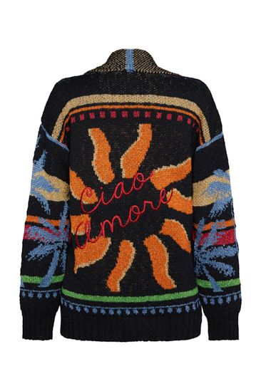 Jacquard Cardigan