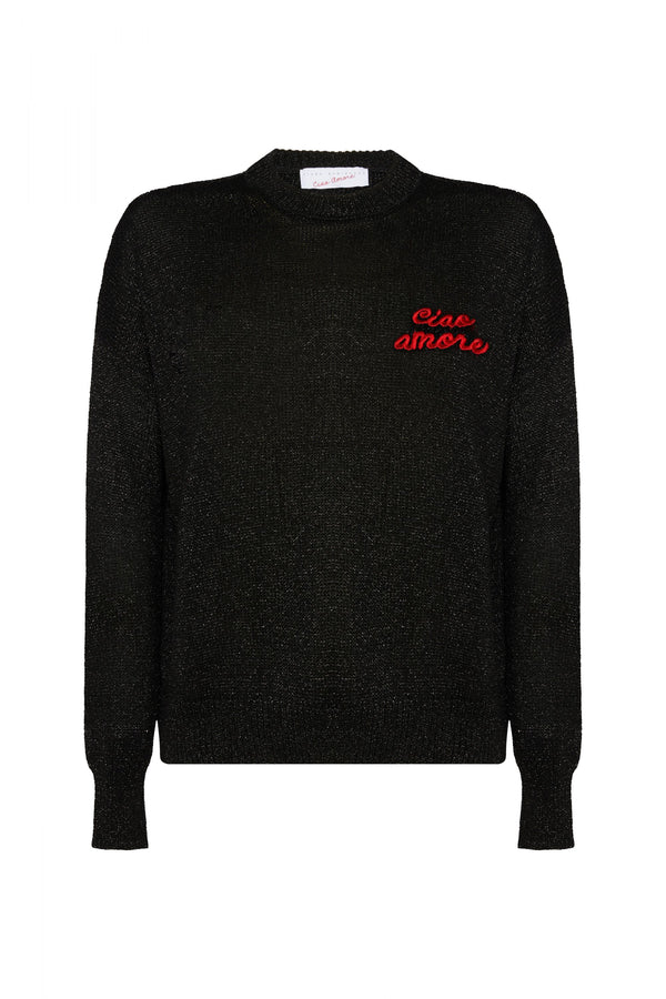 Crewneck Pullover Back Split