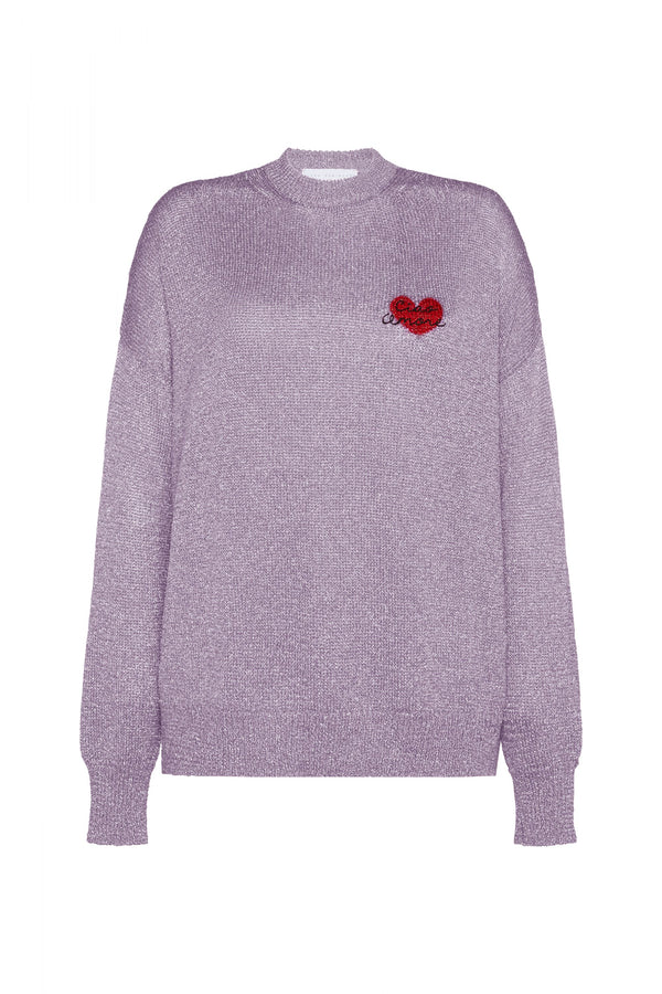 Lurex Crewneck Sweater