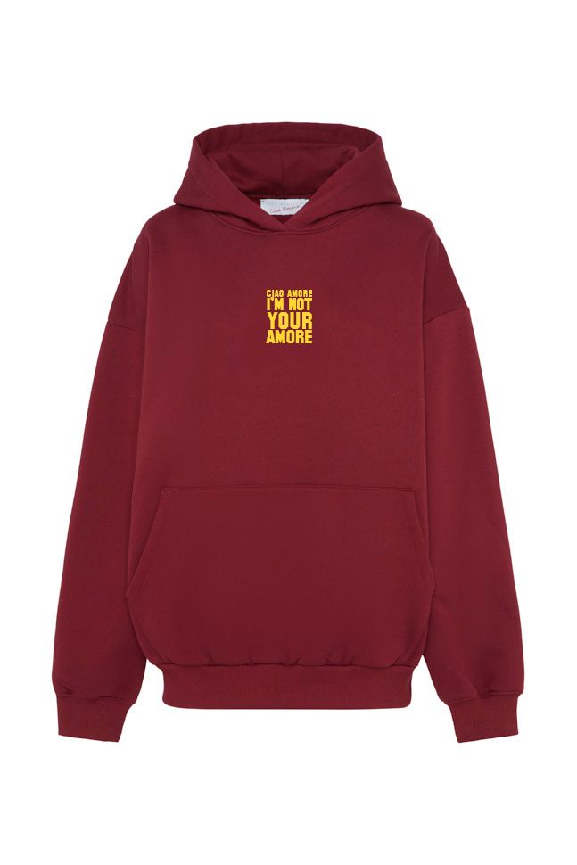 Felpa bordeaux deals